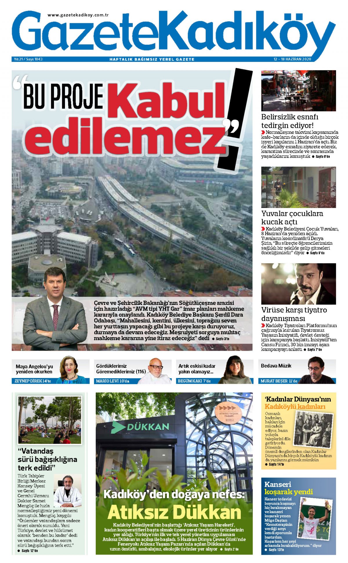 Gazete Kadıköy - 1043. Sayı